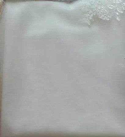 Elegant White Lace Wedding Dress with a Long Train - Pasha