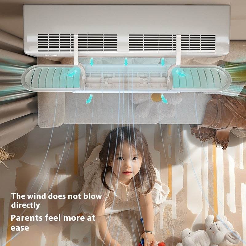 Universal Retractable Wind Deflector for Air Conditioners - Anti-Direct Blast Suspension - Pasha