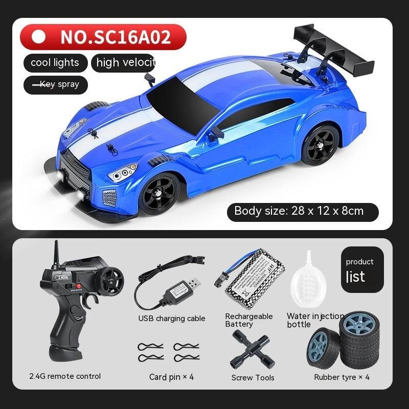 RC All Wheel Drift Racing Car-Lights and Spray - Pasha