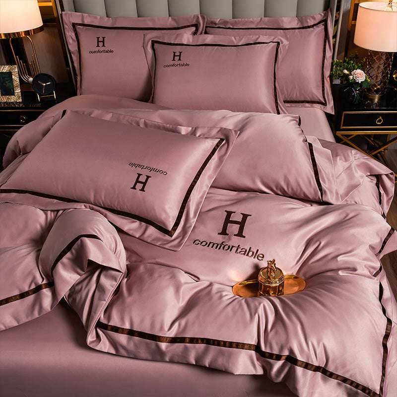 Ice Silk Bed Sheet Set - Pasha