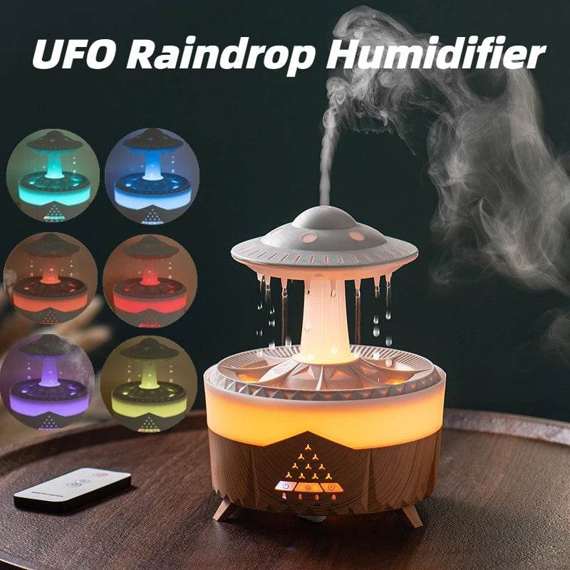 Rain Drop Humidifier & Diffuser – Soothing Sounds - Pasha