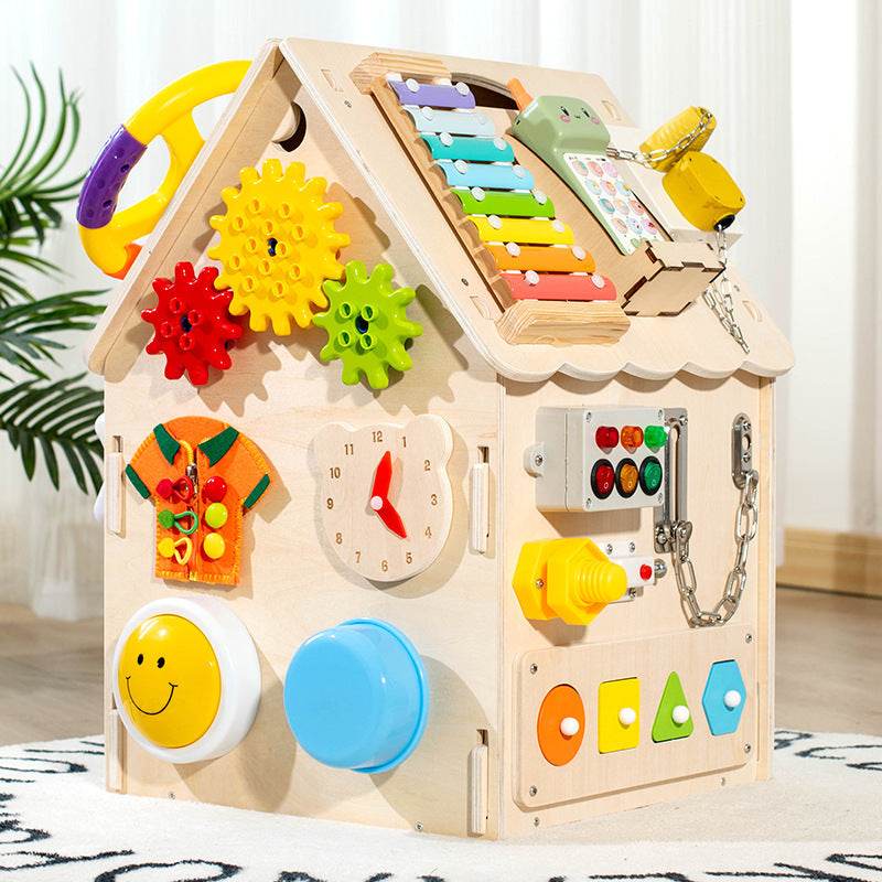 Mengshi Busy Board-wooden toy - Pasha