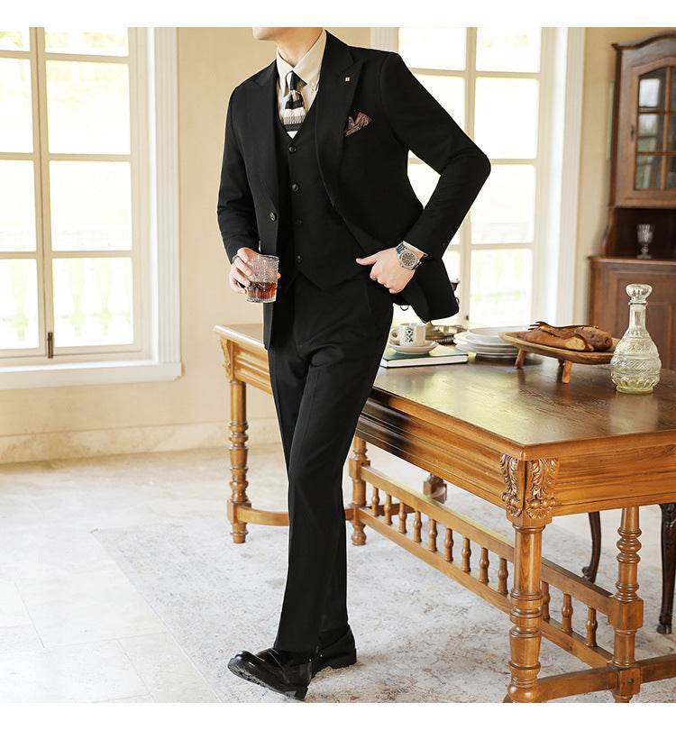 Men´s Suit-High End 3 piece Wedding Suit - Pasha