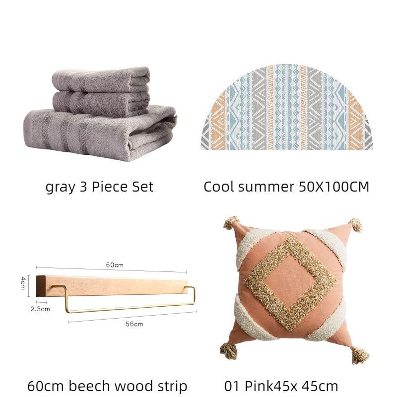 Bamboo Antibacterial Towel – Premium & Hypoallergenic - Pasha