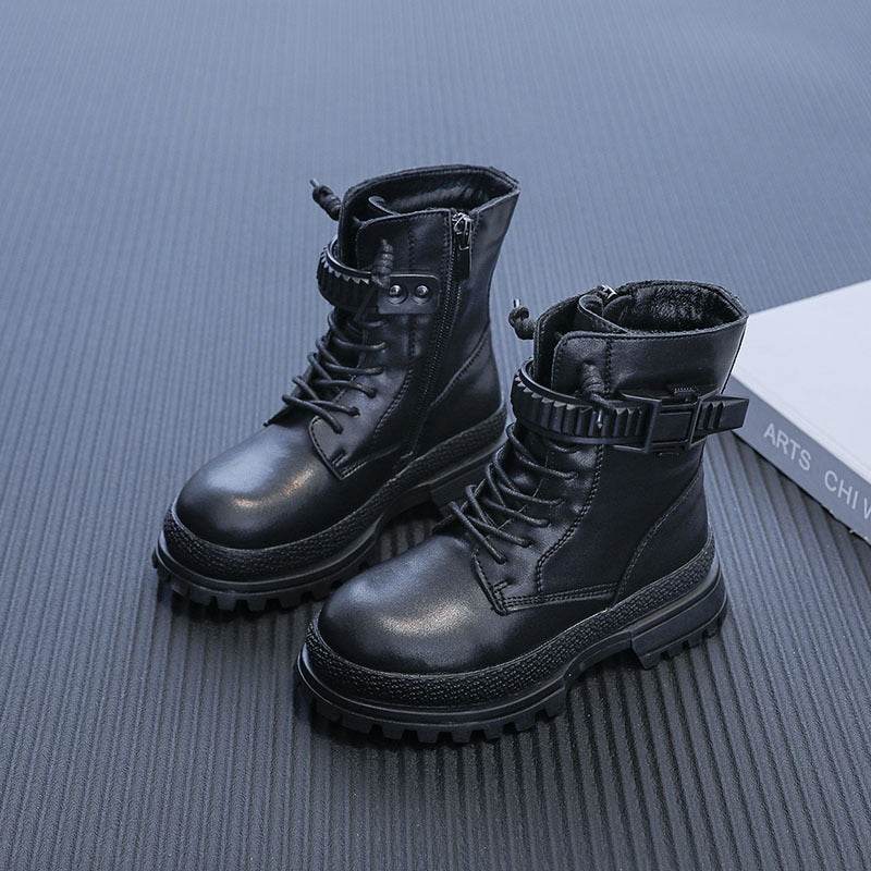 Kids' New Martin Boots – Stylish & Comfortable Leather Boots for Active Children - Pasha