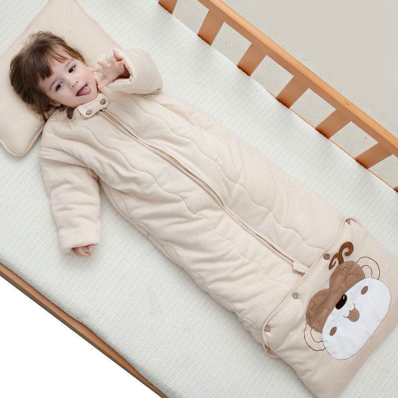 Baby Cotton Sleeping Bag – Warm & Breathable Sleep Sack for Autumn & Winter - Pasha