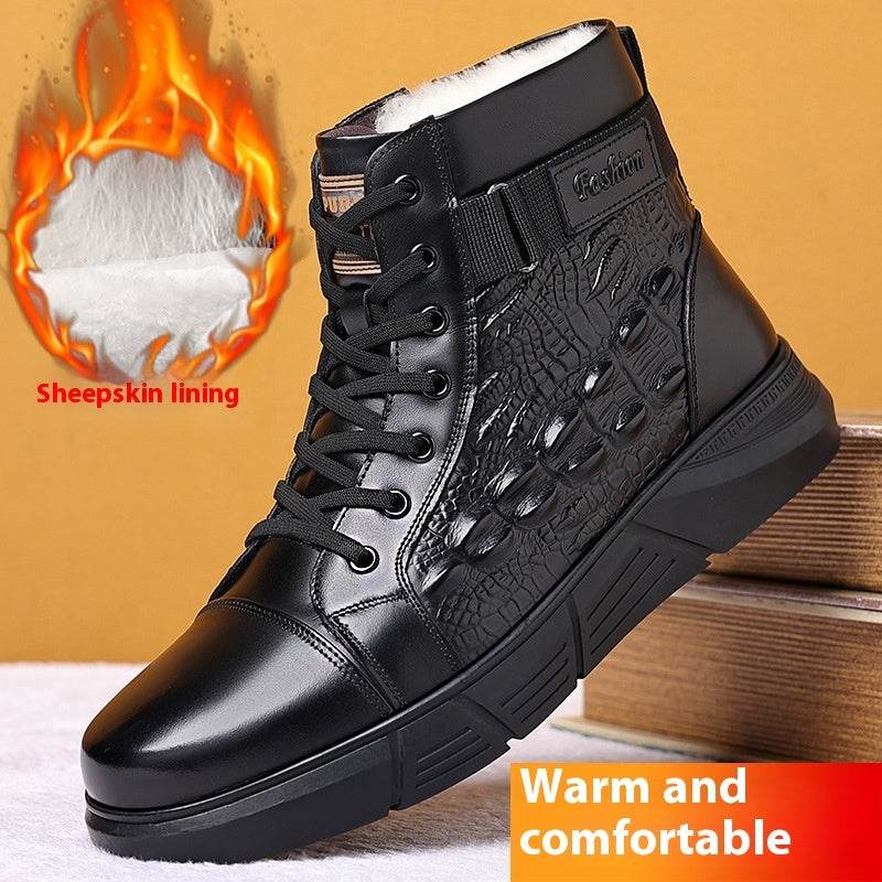 Men's Warm Snow Boots – Insulated & Cozy - Pasha