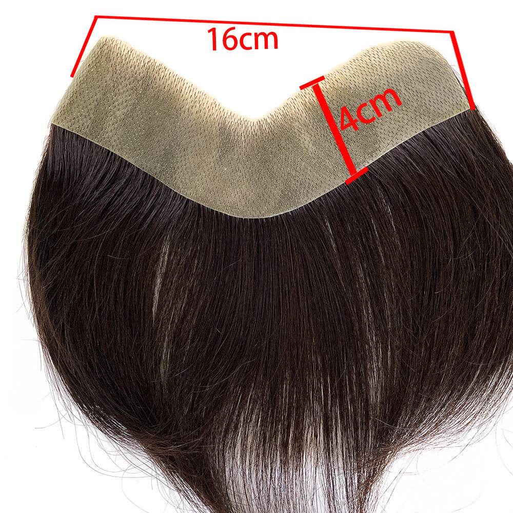 Men´s Toupee Front 15 cm-Brazilian Remy Hair - Pasha
