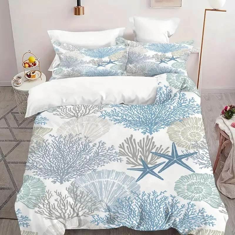 Starfish Duvet Cover Set – Creative & Coastal - Pasha
