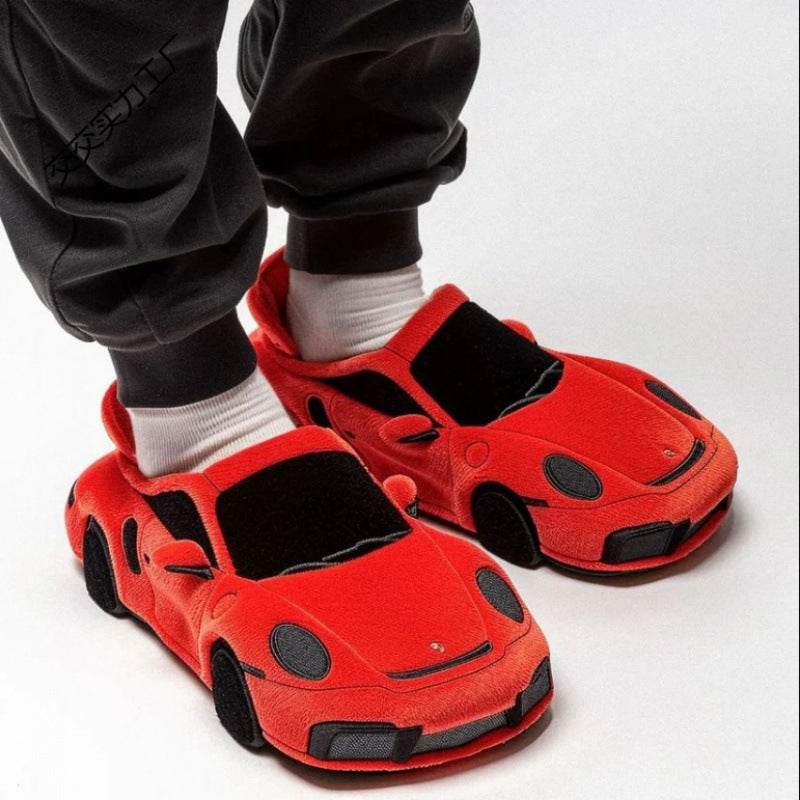 Porsche Racing Plush Car Slippers Pasha Store - Pasha
