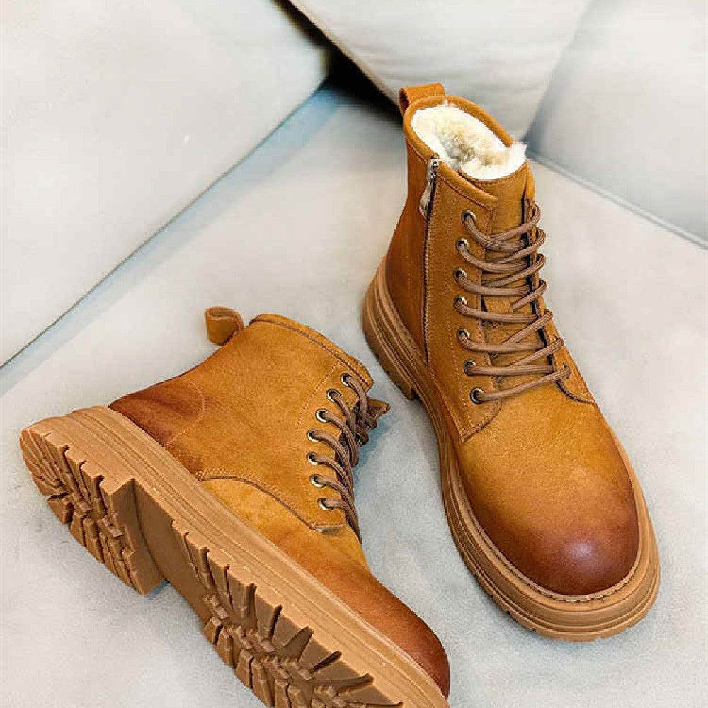Men's Sheepskin Snow Boots – Warm & Cozy - Pasha