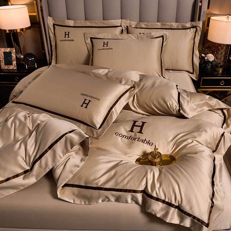 Ice Silk Bed Sheet Set - Pasha