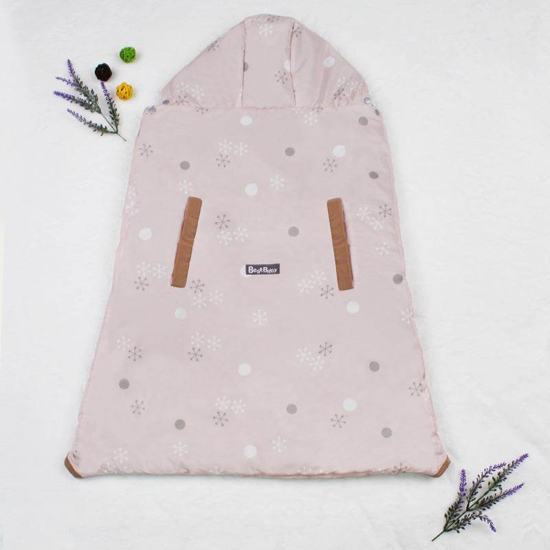 Baby Waist Hoodie Backstrap Coat – Warm & Cozy Winter Jacket for Infants - Pasha