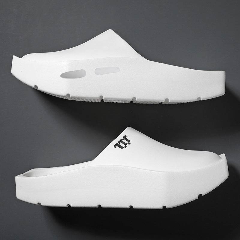Men's Casual Platform Toe-Cap Slippers - Pasha