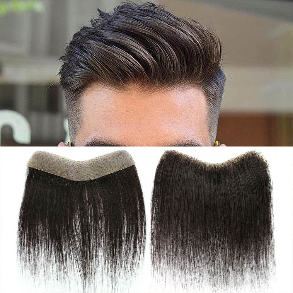 Men´s Toupee Front 15 cm-Brazilian Remy Hair - Pasha