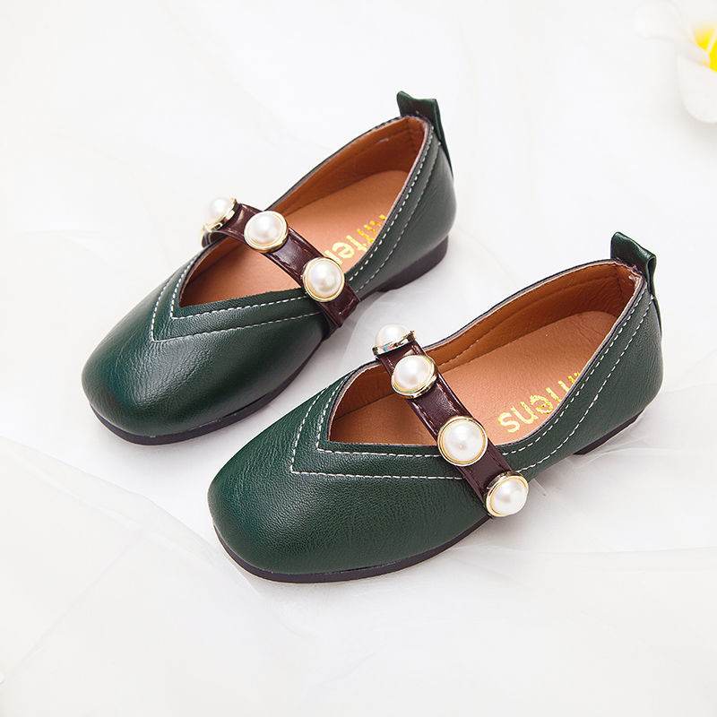 Spring and Autumn Leather Princess Shoes for Girls – Stylish and Comfortable Footwear - Pasha
