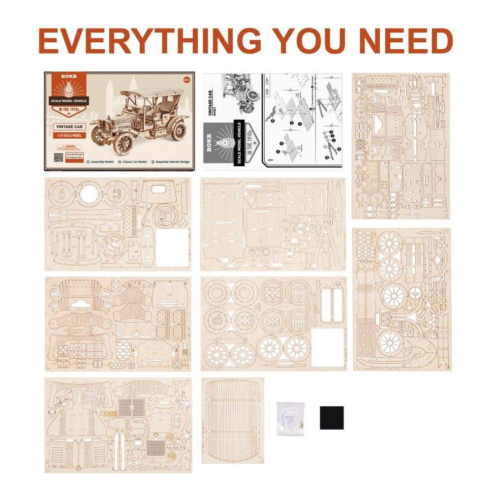 Robotime 3D DIY Puzzle Kit-Building Kits for Kids and Adults - Pasha