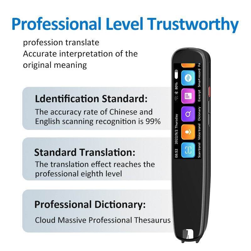 Smart Scanning Translation Dictionary Pen – Real-Time Translation Device - Pasha