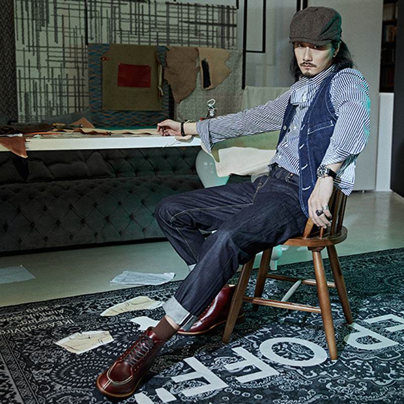 Men´s Leather Shoes-Cowhide Leather - Pasha