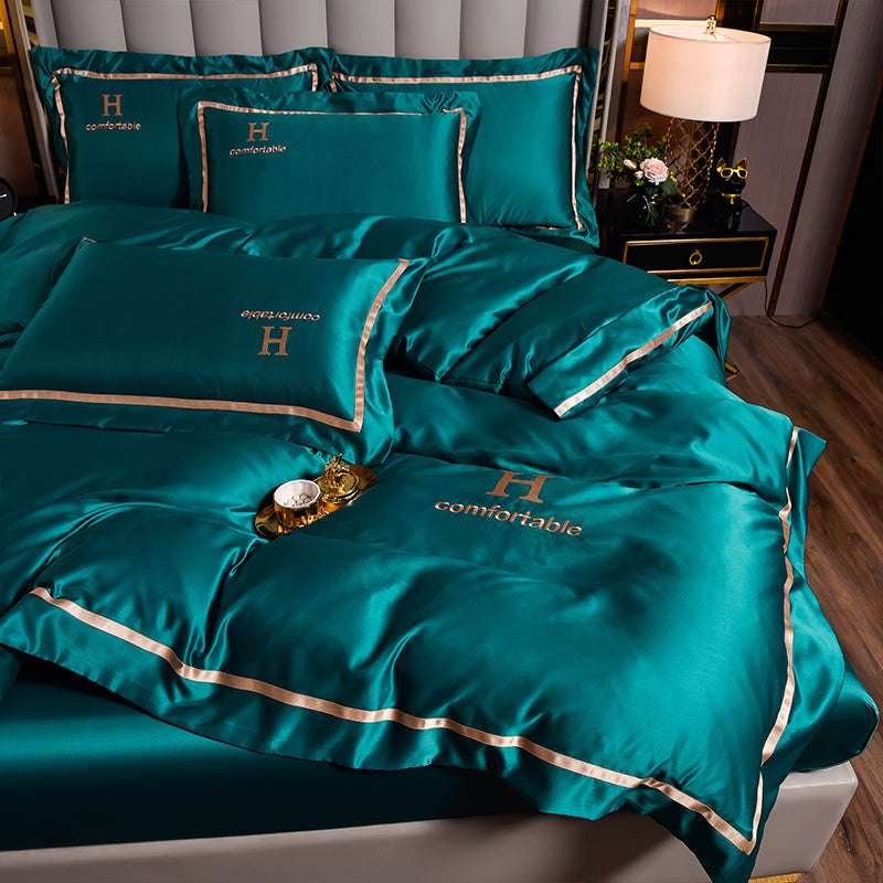 Ice Silk Bed Sheet Set - Pasha