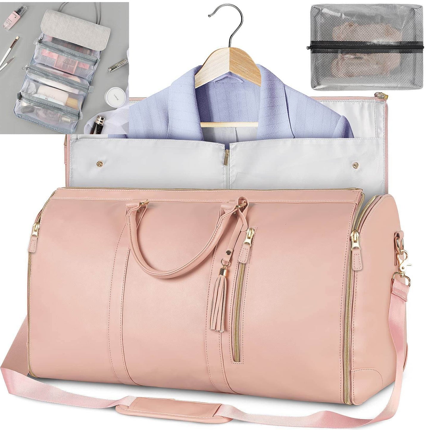 Waterproof Leather Travel Bag – Unisex & Foldable - Pasha
