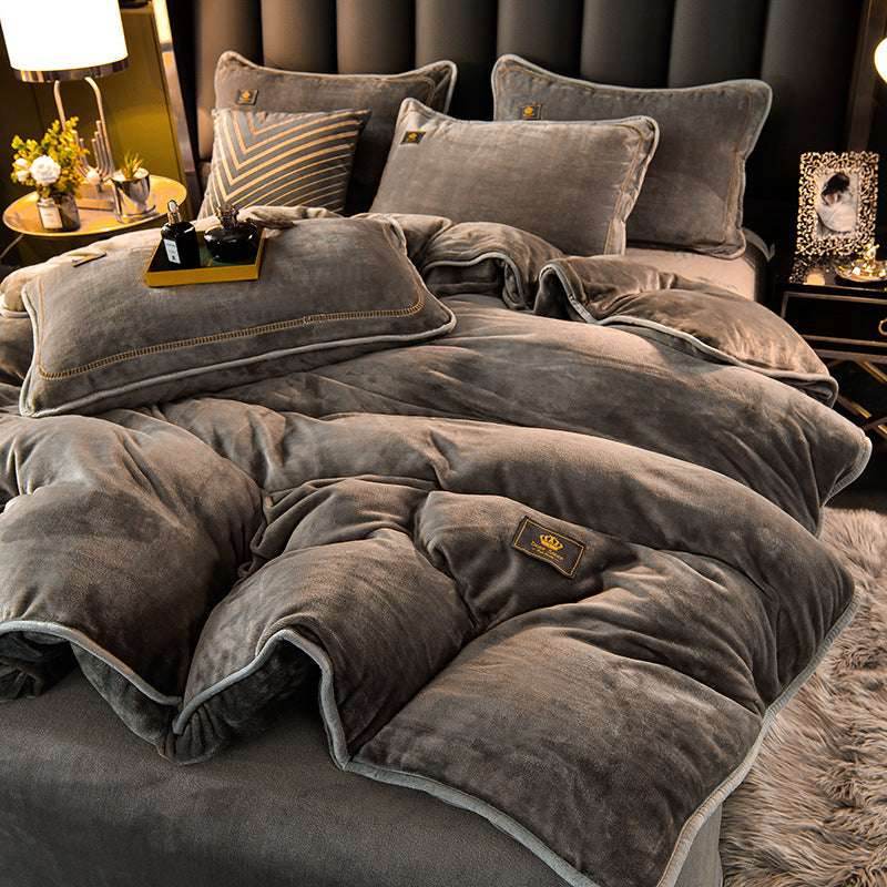 Winter Flannel Duvet Cover – Thick & Double-Sided - Pasha