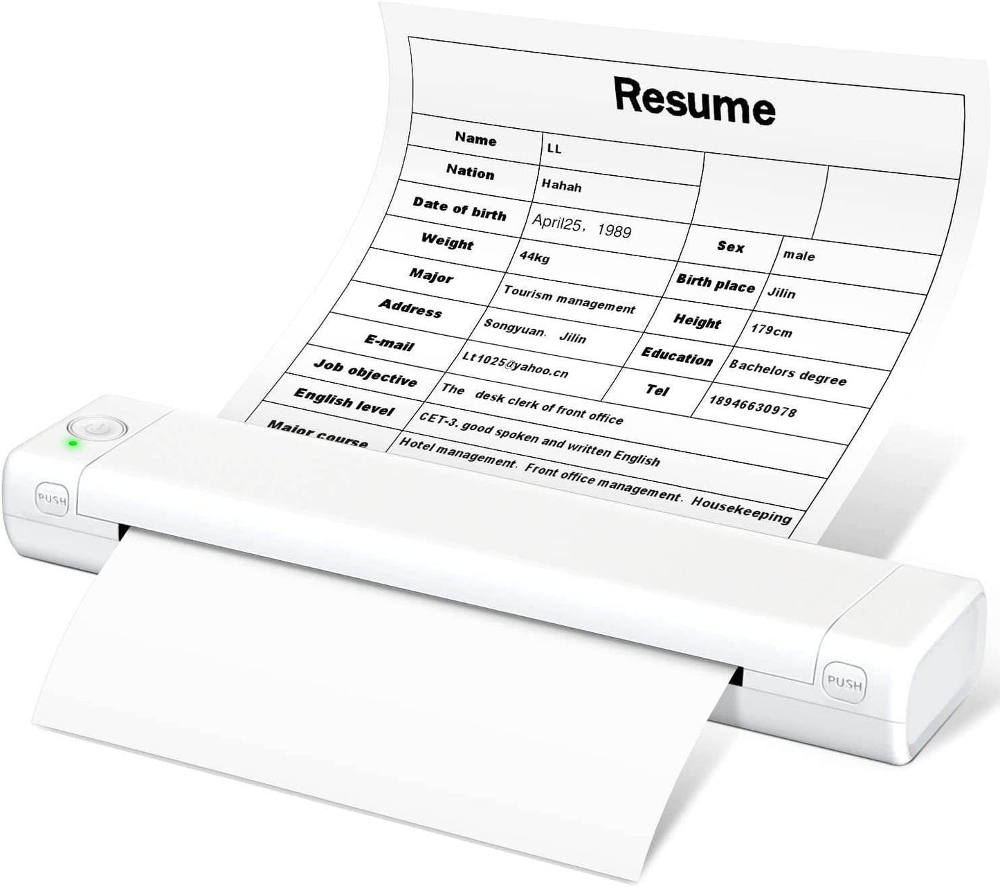 Portable Inkless Printer – Eco-Friendly & Compact - Pasha