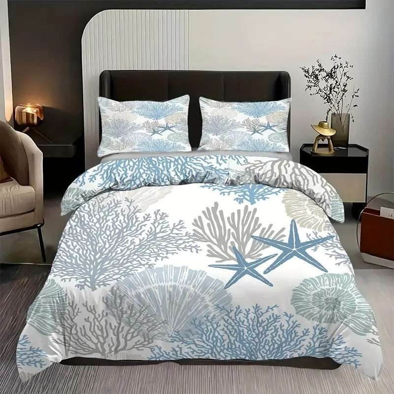 Starfish Duvet Cover Set – Creative & Coastal - Pasha