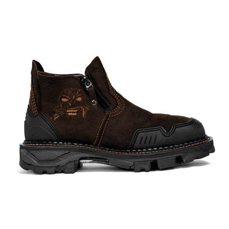 Men's Leather Snow Boots – Durable & Warm - Pasha