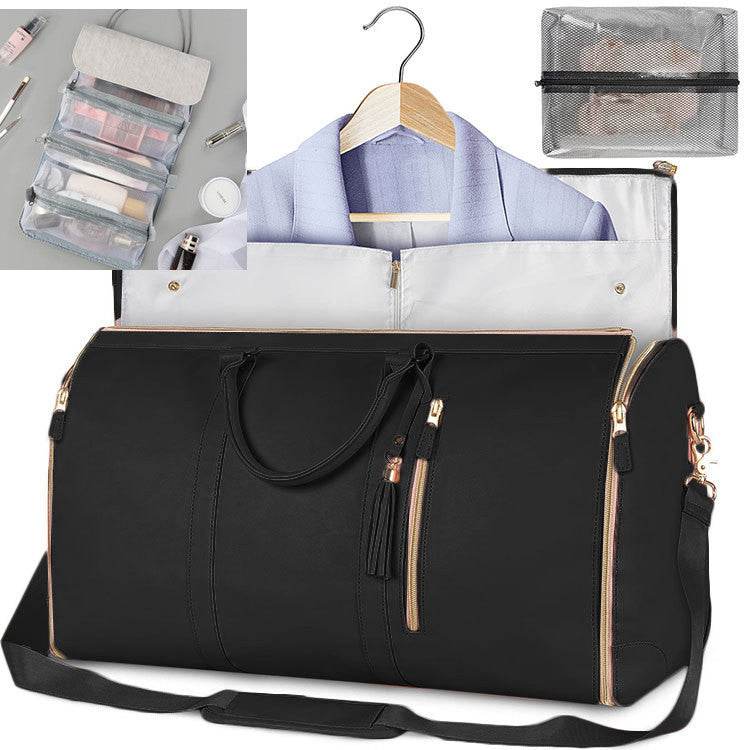 Waterproof Leather Travel Bag – Unisex & Foldable - Pasha