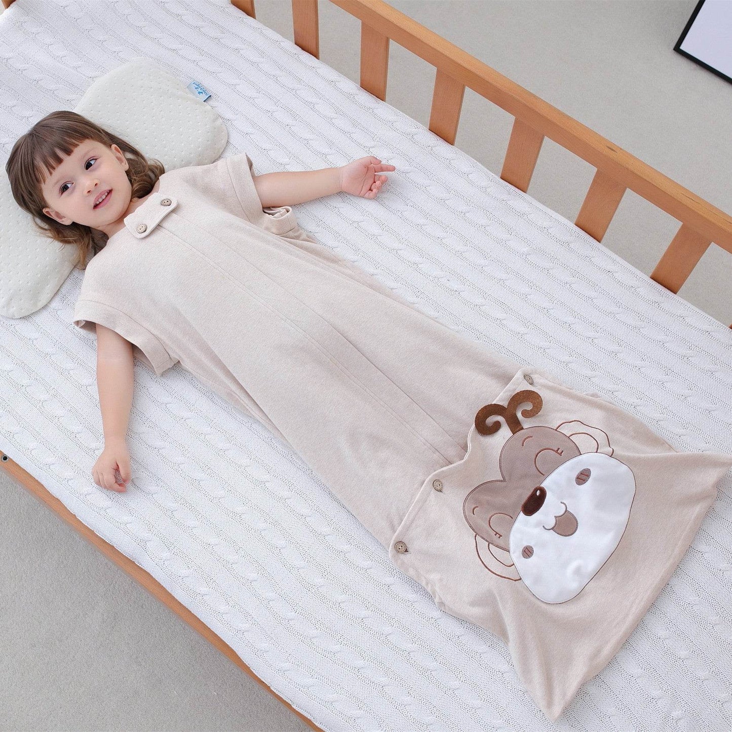 Baby Cotton Sleeping Bag – Warm & Breathable Sleep Sack for Autumn & Winter - Pasha