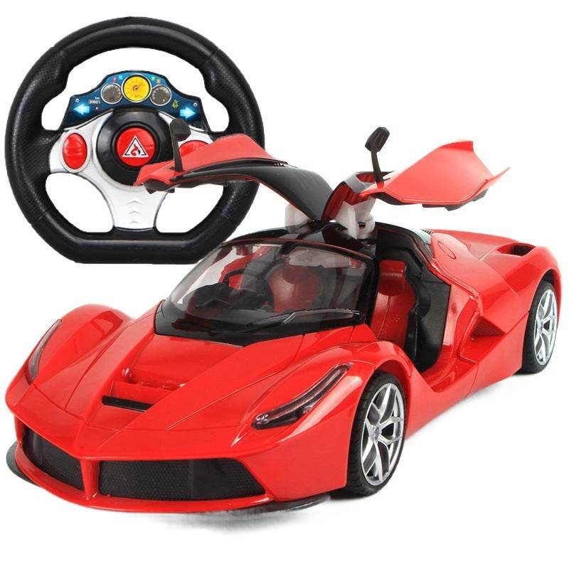 Kid´s Racing Car with Steering Wheel-Door Opening Car - Pasha