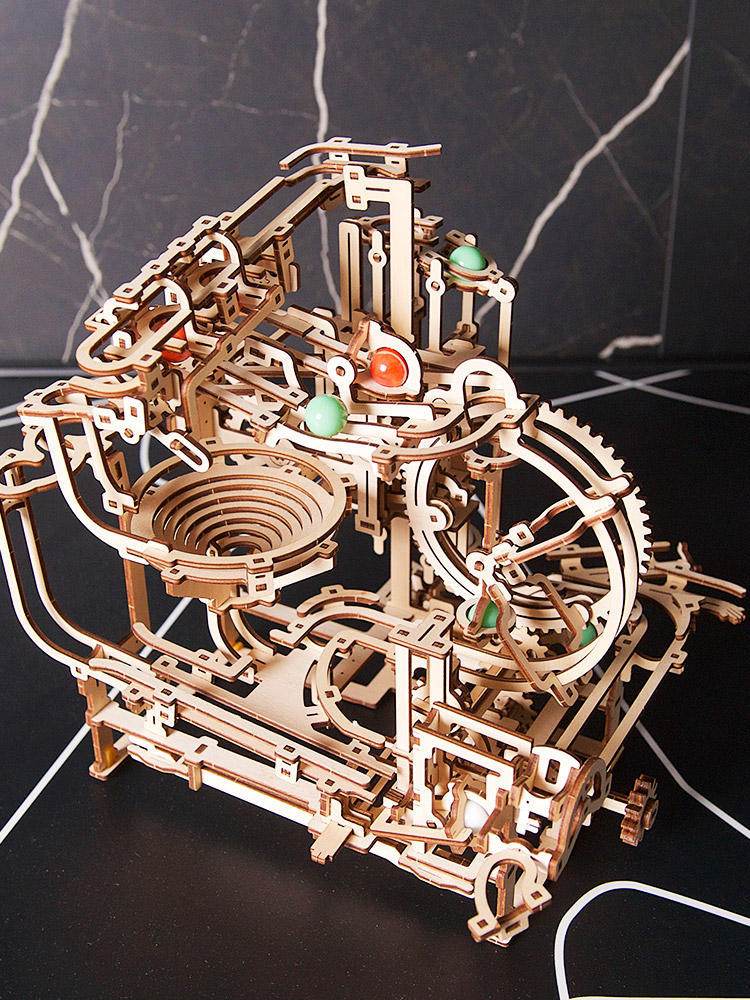 DIY 3D Puzzle-Wooden Puzzle Ball Step Elevator Track - Pasha