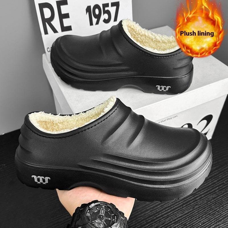 Fleece Lined Cotton Shoes for men - Pasha