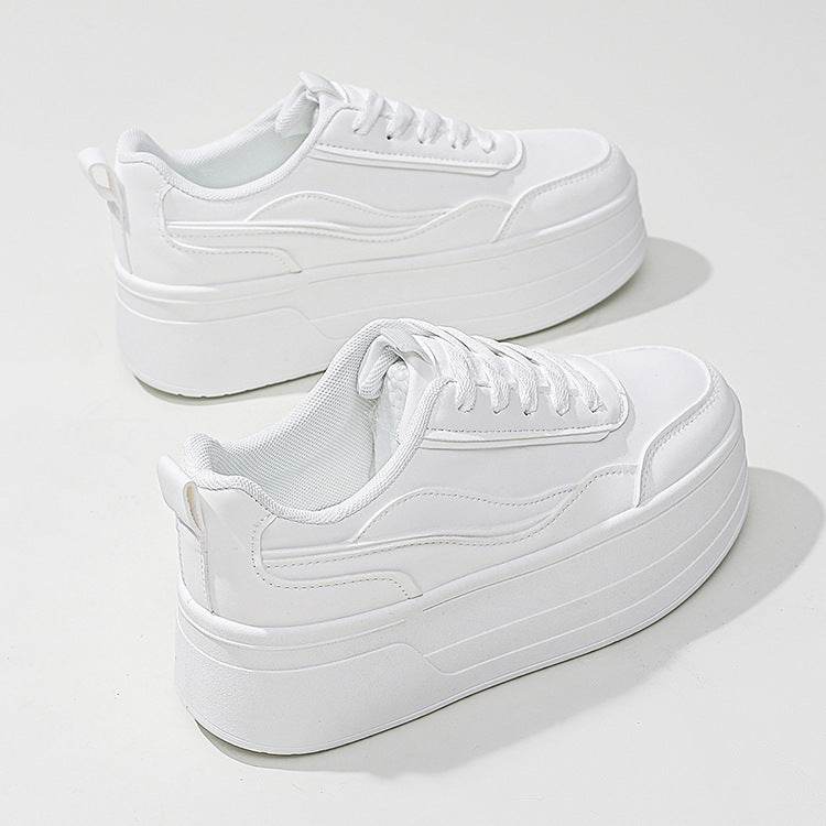 Platform Sport White Shoes for women - Pasha