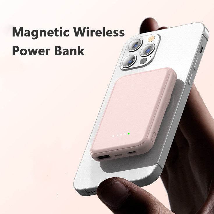 Mini Fast Charge Magnetic Wireless Power Bank - 10000/5000 mAh Portable Charger - Pasha