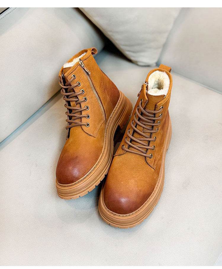 Men's Sheepskin Snow Boots – Warm & Cozy - Pasha