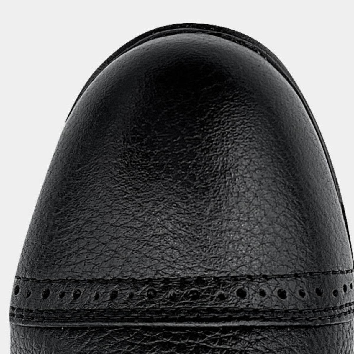 Women´s Fashion Lychee Pattern Cowhide Riding Boots - Pasha