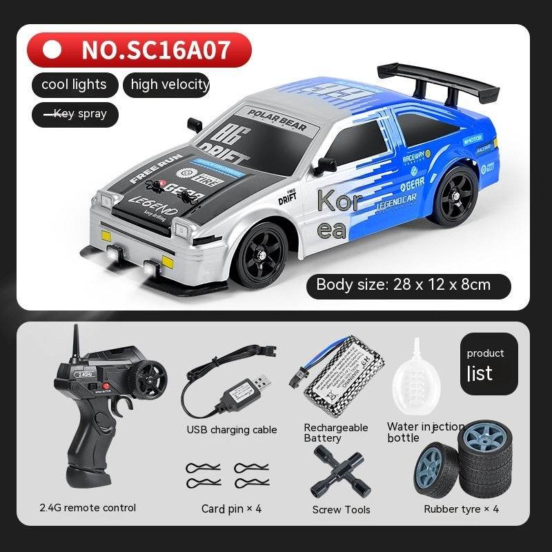 RC All Wheel Drift Racing Car-Lights and Spray - Pasha
