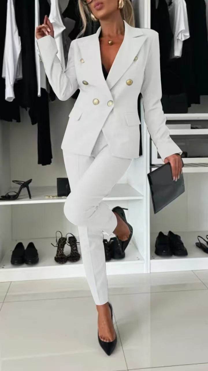 Women's Casual Solid Color Suit Set - Pasha Store - Pasha
