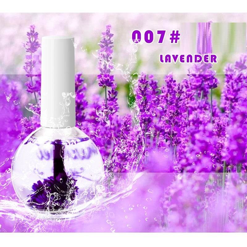Nail Beauty Dried Flowers Nourishing Treatment Oil – Moisturizing Nail Care for Healthy Nails - Pasha
