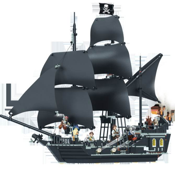 Black Pearl 3D DIY Puzzle-Ship Queen Anne Model - Pasha