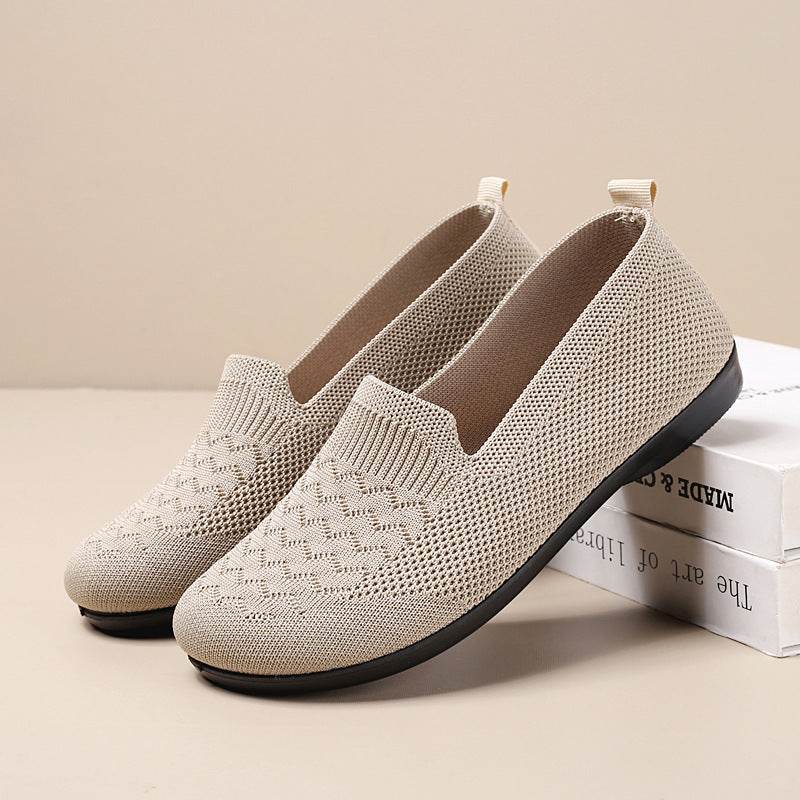 Casual breathable flat shoes for women - Pasha