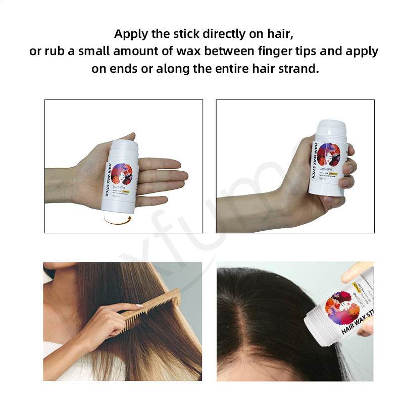 Pineapple Coconut Hair Wax Stick – Frizz Control, Smooth & Shiny Hair Styling - Pasha