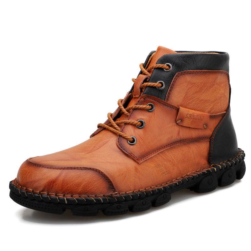 Men's British Style Boots – High Top & Leather - Pasha