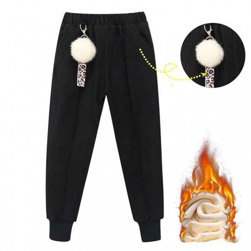 Larger Kids Cotton Woolen Cloth Pants – Comfortable and Warm Winter Pants - Pasha