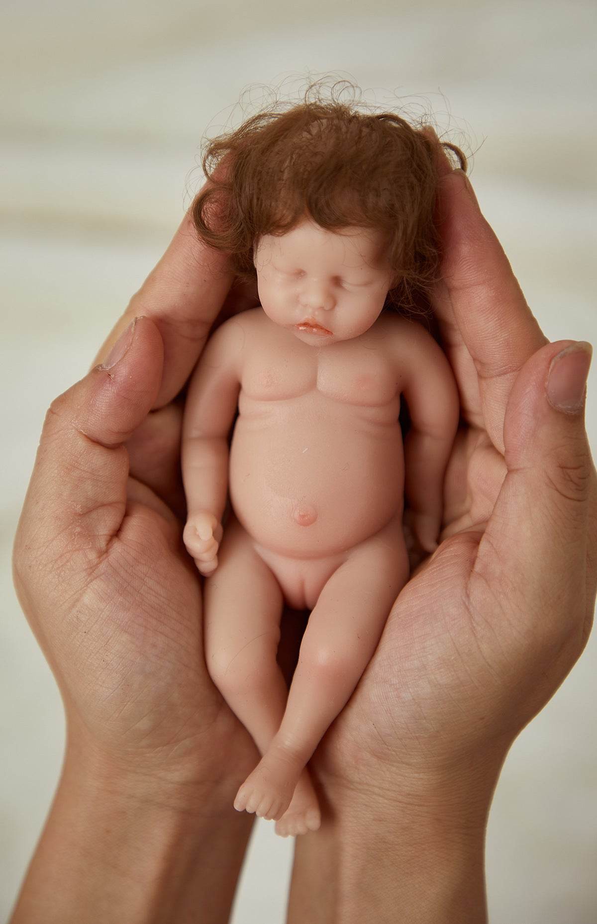 Reborn Baby Simulation Doll-15 cm realistic toy - Pasha