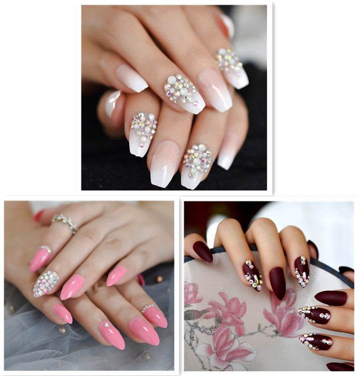 Metallic False Nails for Women – Square Shape - Pasha