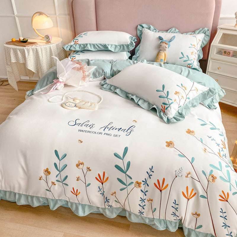 Deluxe Washed Cotton Quilt Cover Set - Pasha Store - Pasha
