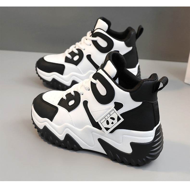Color Matching Autumn And Winter Casual Shoes Women - Pasha